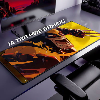 Flex Designs Mouse Pad Comic Wolverine Gaming Mouse Pad Accessories - Superhero DCEU, DC Universe, Comics Large Gaming Mouse Pad