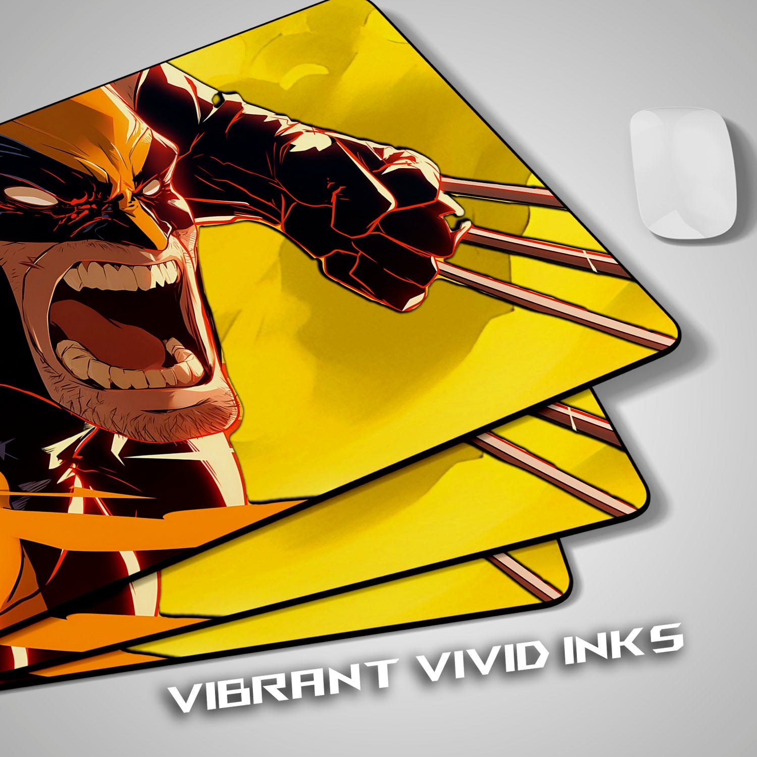 Flex Designs Mouse Pad Comic Wolverine Gaming Mouse Pad Accessories - Superhero DCEU, DC Universe, Comics Large Gaming Mouse Pad