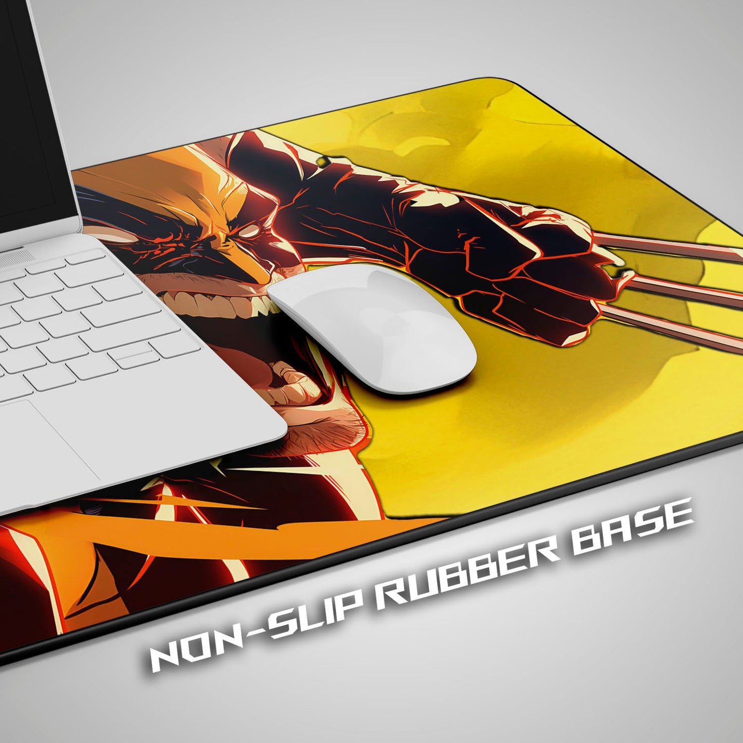 Flex Designs Mouse Pad Comic Wolverine Gaming Mouse Pad Accessories - Superhero DCEU, DC Universe, Comics Large Gaming Mouse Pad