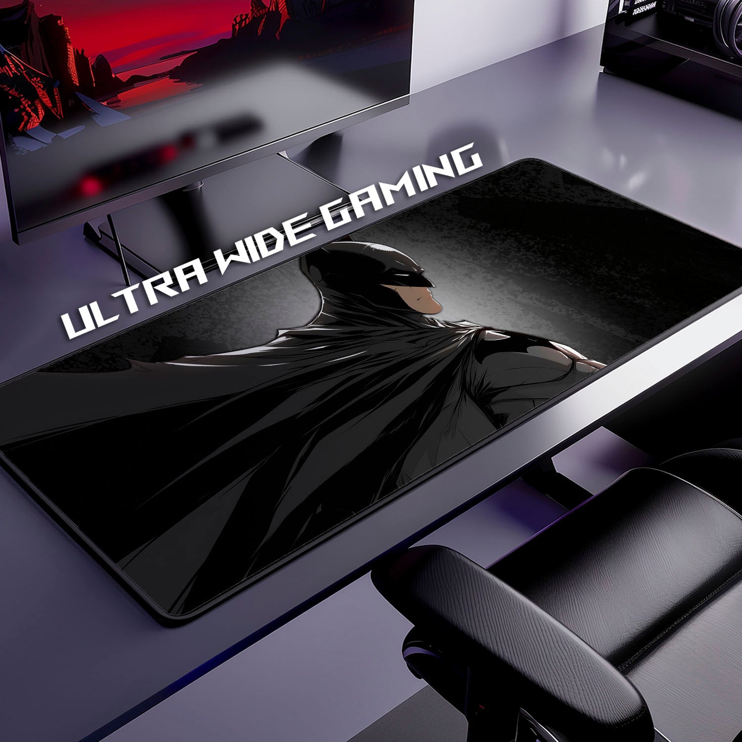 Flex Designs Mouse Pad Comic Batman Gaming Mouse Pad Accessories - Superhero DCEU, DC Universe, Comics Large Gaming Mouse Pad