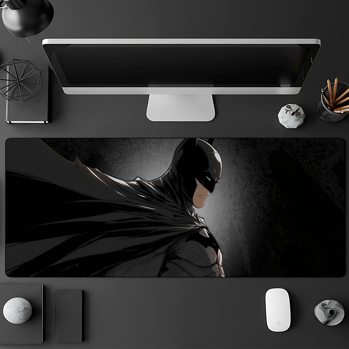 Flex Designs Mouse Pad Comic Batman Gaming Mouse Pad Accessories - Superhero DCEU, DC Universe, Comics Large Gaming Mouse Pad