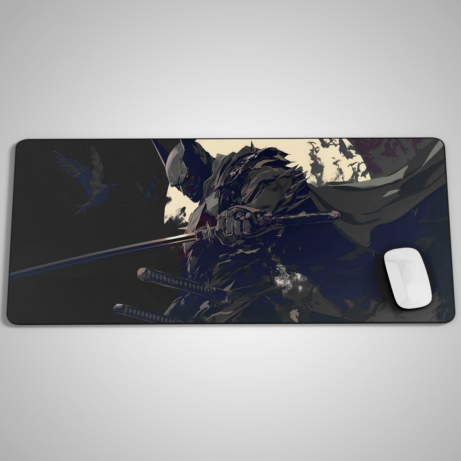 Flex Designs Mouse Pad Dark Batman Gaming Mouse Pad Accessories - Superhero DCEU, DC Universe, Comics Large Gaming Mouse Pad