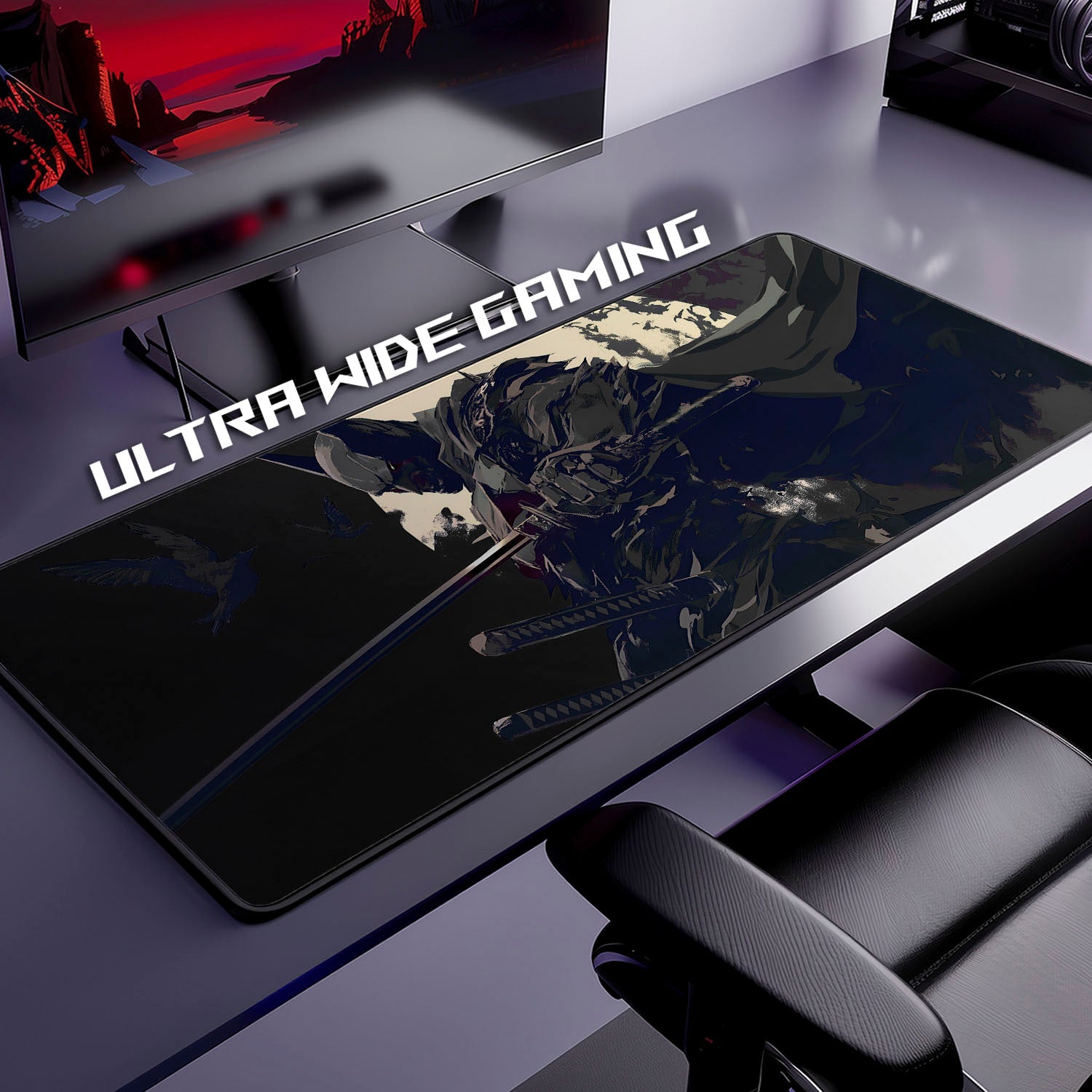 Flex Designs Mouse Pad Dark Batman Gaming Mouse Pad Accessories - Superhero DCEU, DC Universe, Comics Large Gaming Mouse Pad