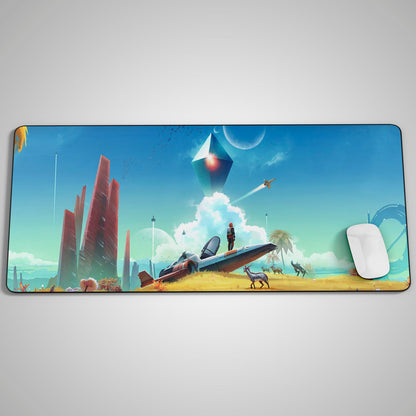 Flex Designs Mouse Pad No Mans Sky Gaming Mouse Pad Accessories - Gaming  Large Gaming Mouse Pad