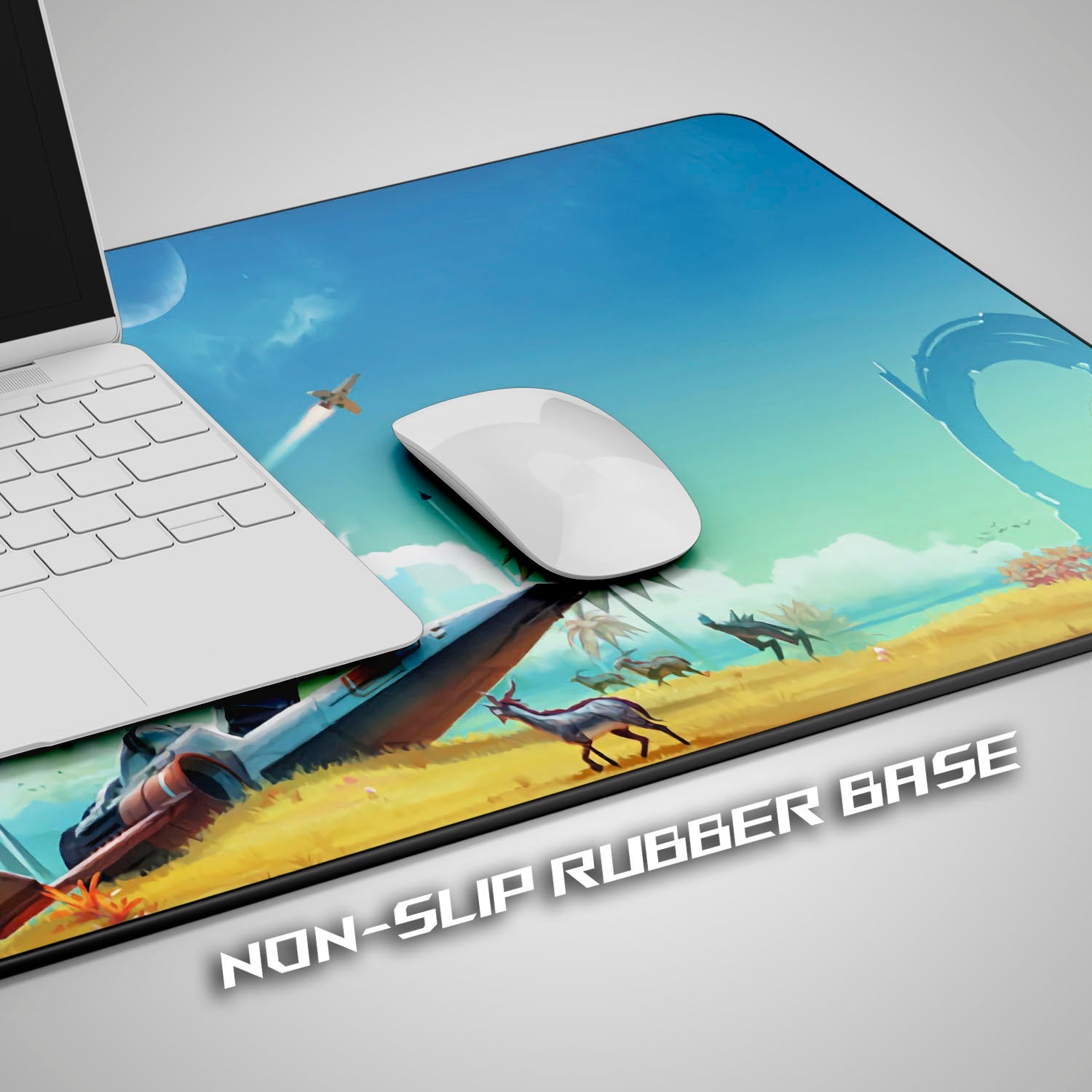 Flex Designs Mouse Pad No Mans Sky Gaming Mouse Pad Accessories - Gaming  Large Gaming Mouse Pad