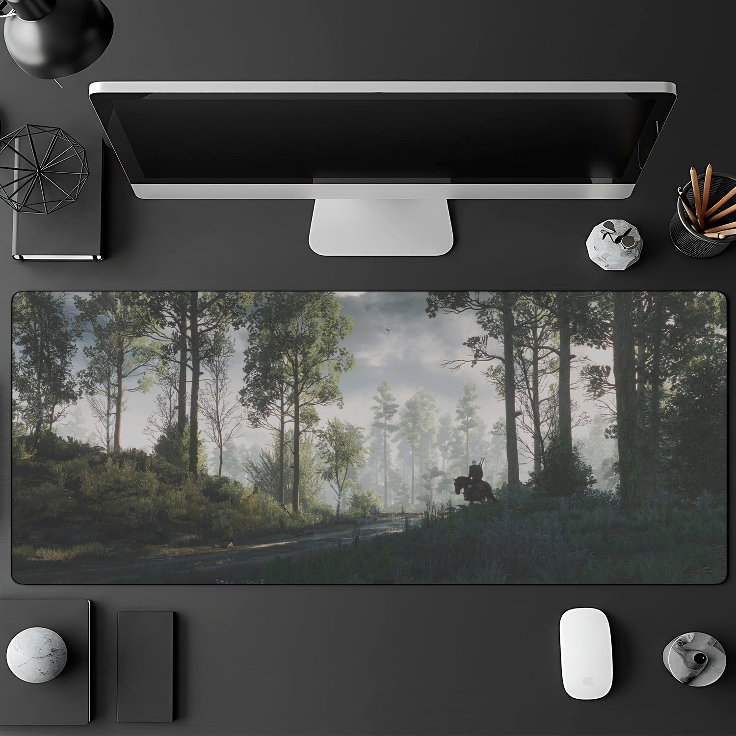 Flex Designs Mouse Pad Witcher the Wild Hunt Gaming Mouse Pad Accessories - Gaming  Large Gaming Mouse Pad