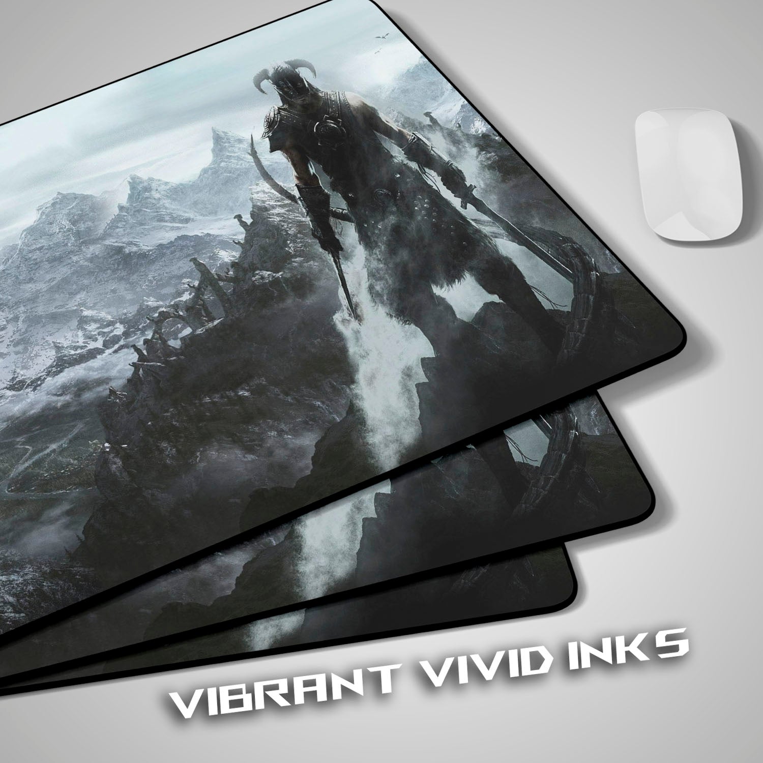 Flex Designs Mouse Pad Skyrim Gaming Mouse Pad Accessories - Gaming  Large Gaming Mouse Pad