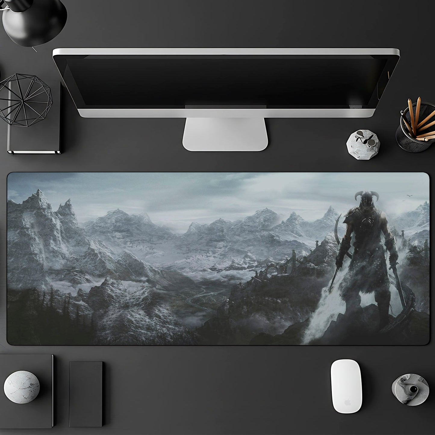 Flex Designs Mouse Pad Skyrim Gaming Mouse Pad Accessories - Gaming  Large Gaming Mouse Pad