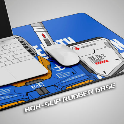 Flex Designs Mouse Pad Gundam Gaming Mouse Pad Accessories - Anime Gundam Large Gaming Mouse Pad