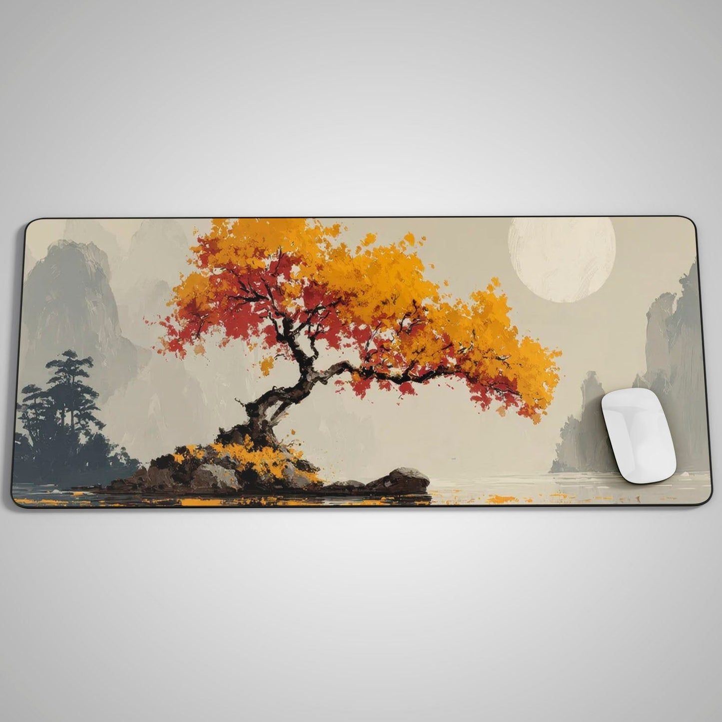 Flex Designs Mouse Pad Autumn in Japan Gaming Mouse Pad Accessories - Artist  Large Gaming Mouse Pad