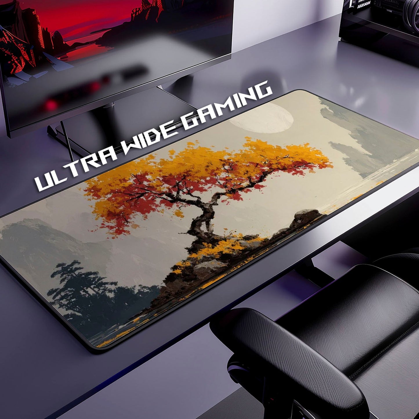Flex Designs Mouse Pad Autumn in Japan Gaming Mouse Pad Accessories - Artist  Large Gaming Mouse Pad