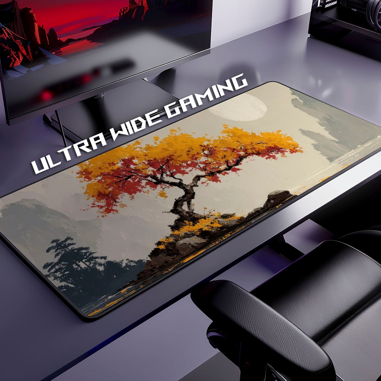 Flex Designs Mouse Pad Autumn in Japan Gaming Mouse Pad Accessories - Artist  Large Gaming Mouse Pad