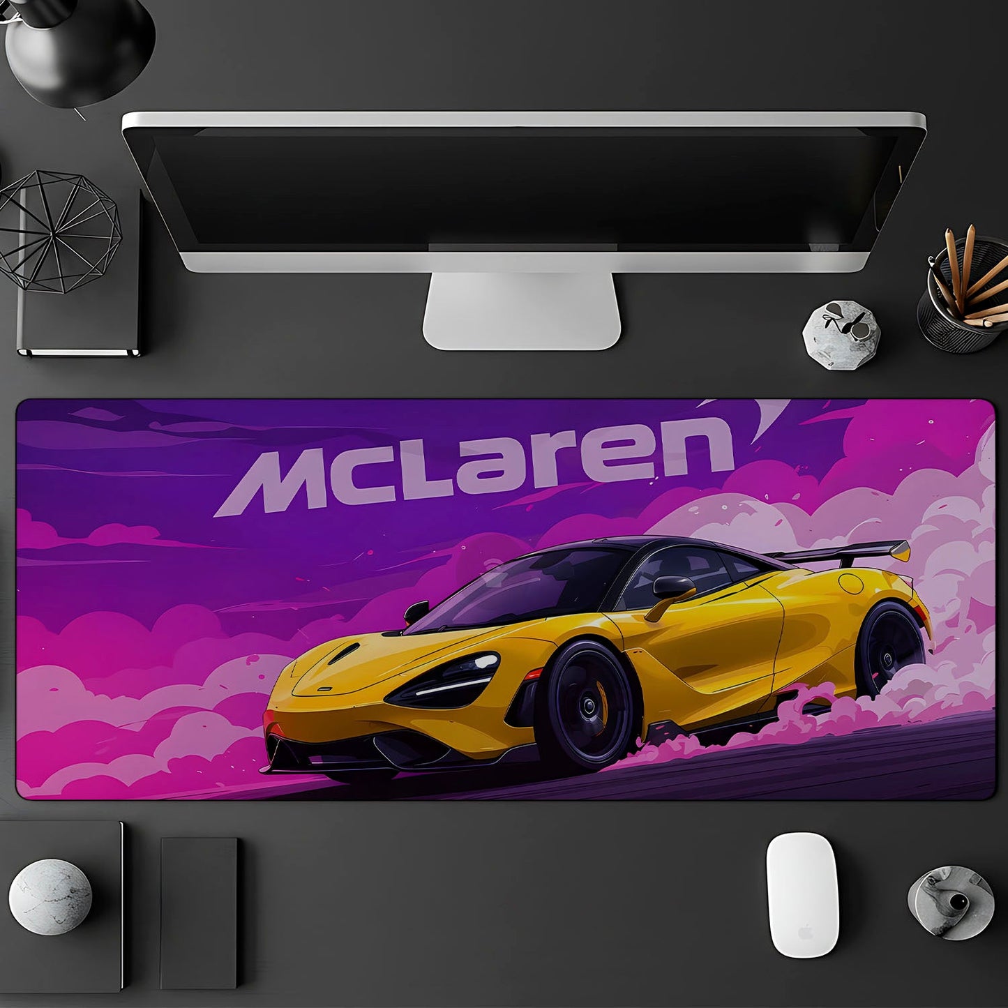 Flex Designs Mouse Pad Mclaren Hypecar Gaming Mouse Pad Accessories - Cars Supercar, Hype Car Large Gaming Mouse Pad