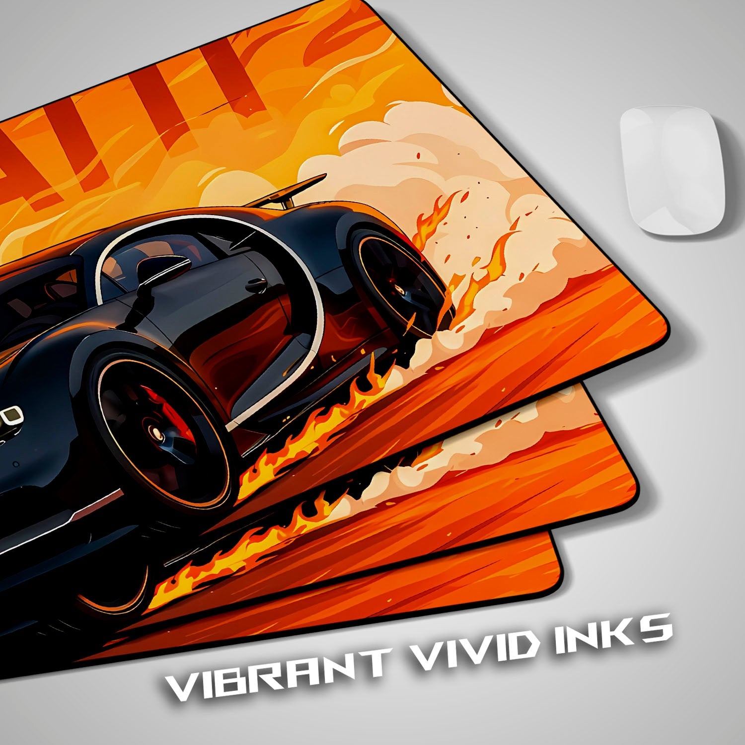 Flex Designs Mouse Pad Bugatti Hypecar Gaming Mouse Pad Accessories - Cars Supercar, Hype Car Large Gaming Mouse Pad