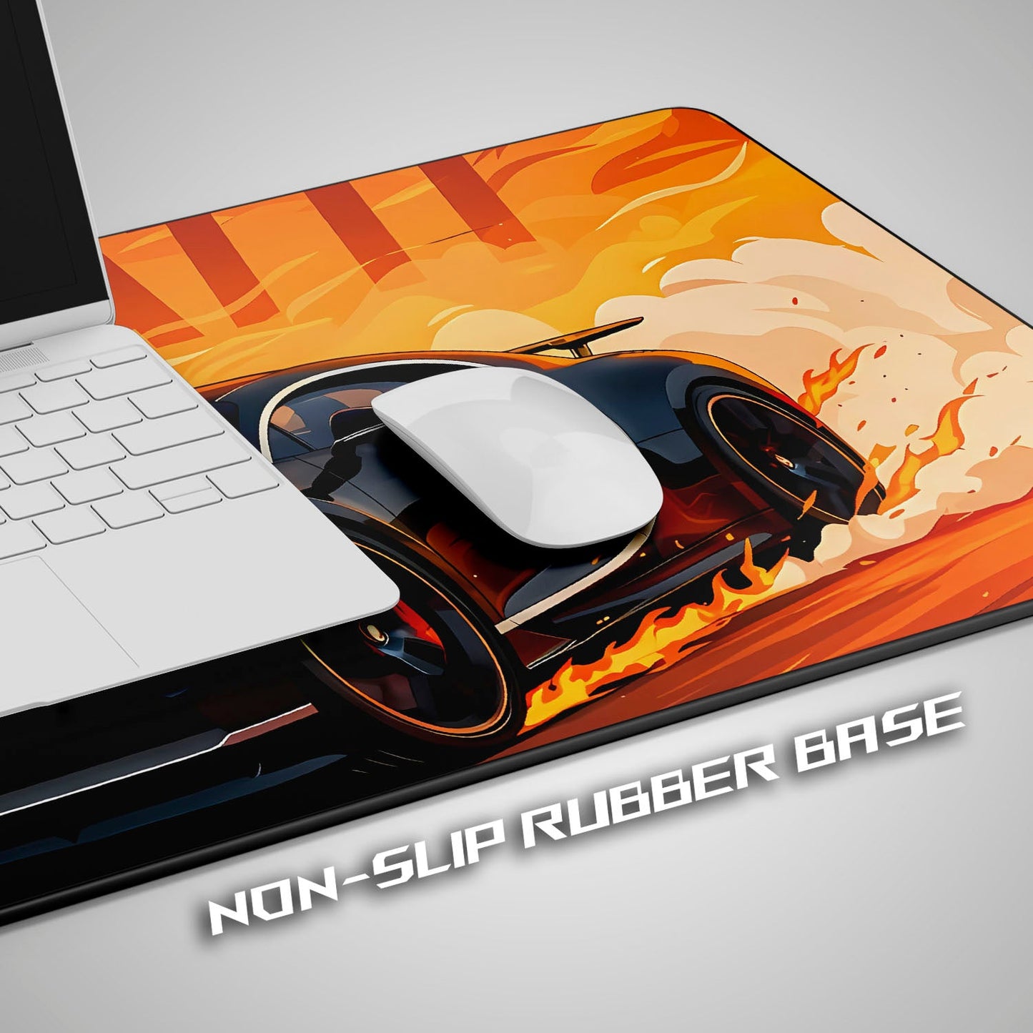 Flex Designs Mouse Pad Bugatti Hypecar Gaming Mouse Pad Accessories - Cars Supercar, Hype Car Large Gaming Mouse Pad