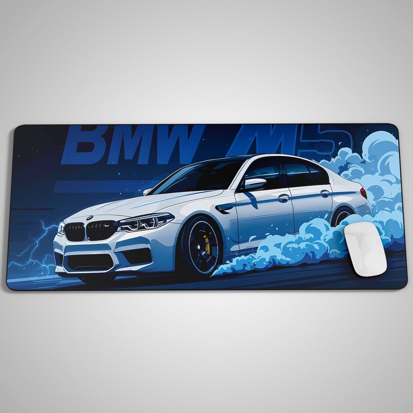 Flex Designs Mouse Pad BMW M5 Gaming Mouse Pad Accessories - Cars Supercar, Hype Car Large Gaming Mouse Pad