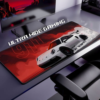Flex Designs Mouse Pad Porsche 911 Supercar Gaming Mouse Pad Accessories - Cars Supercar, Hype Car Large Gaming Mouse Pad