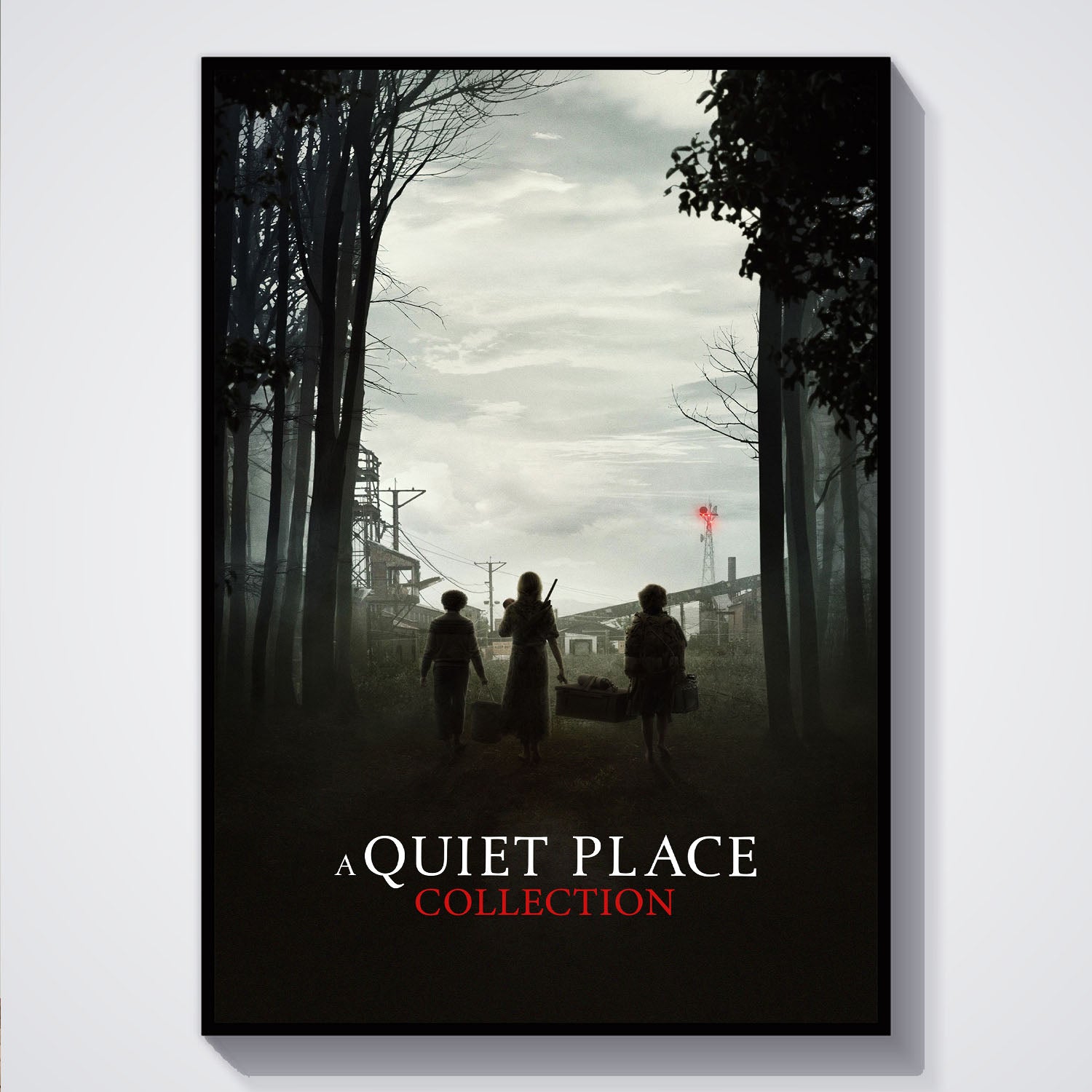 Flex Designs Poster A Quiet Place Minimalist 5 x 7" Home Goods - Movie 2018 Movie Poster