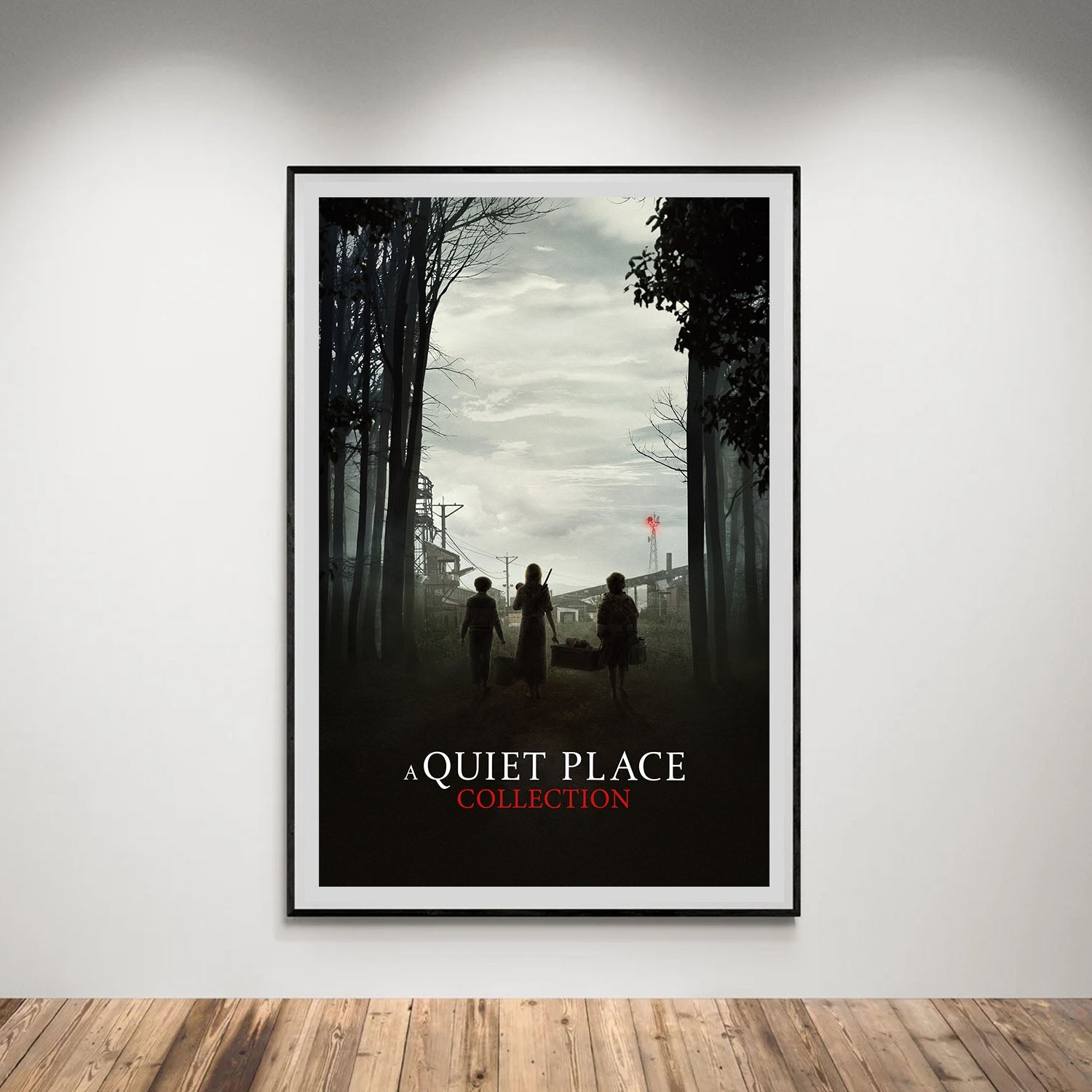 Flex Designs Poster A Quiet Place Minimalist 5 x 7" Home Goods - Movie 2018 Movie Poster