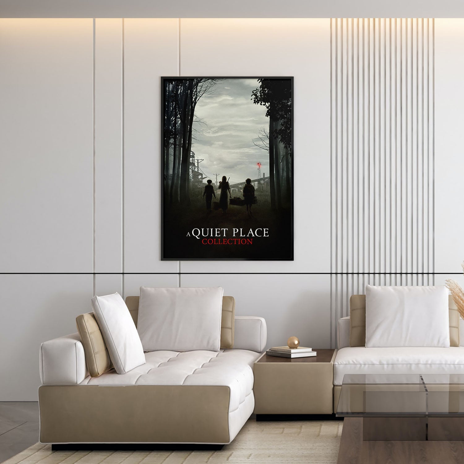 Flex Designs Poster A Quiet Place Minimalist 5 x 7" Home Goods - Movie 2018 Movie Poster