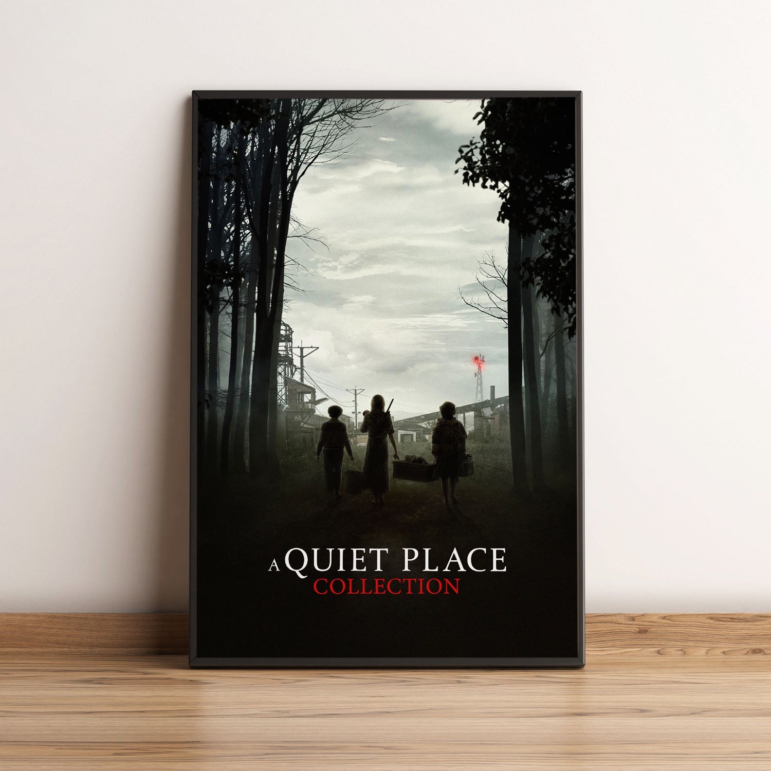 Flex Designs Poster A Quiet Place Minimalist 5 x 7" Home Goods - Movie 2018 Movie Poster