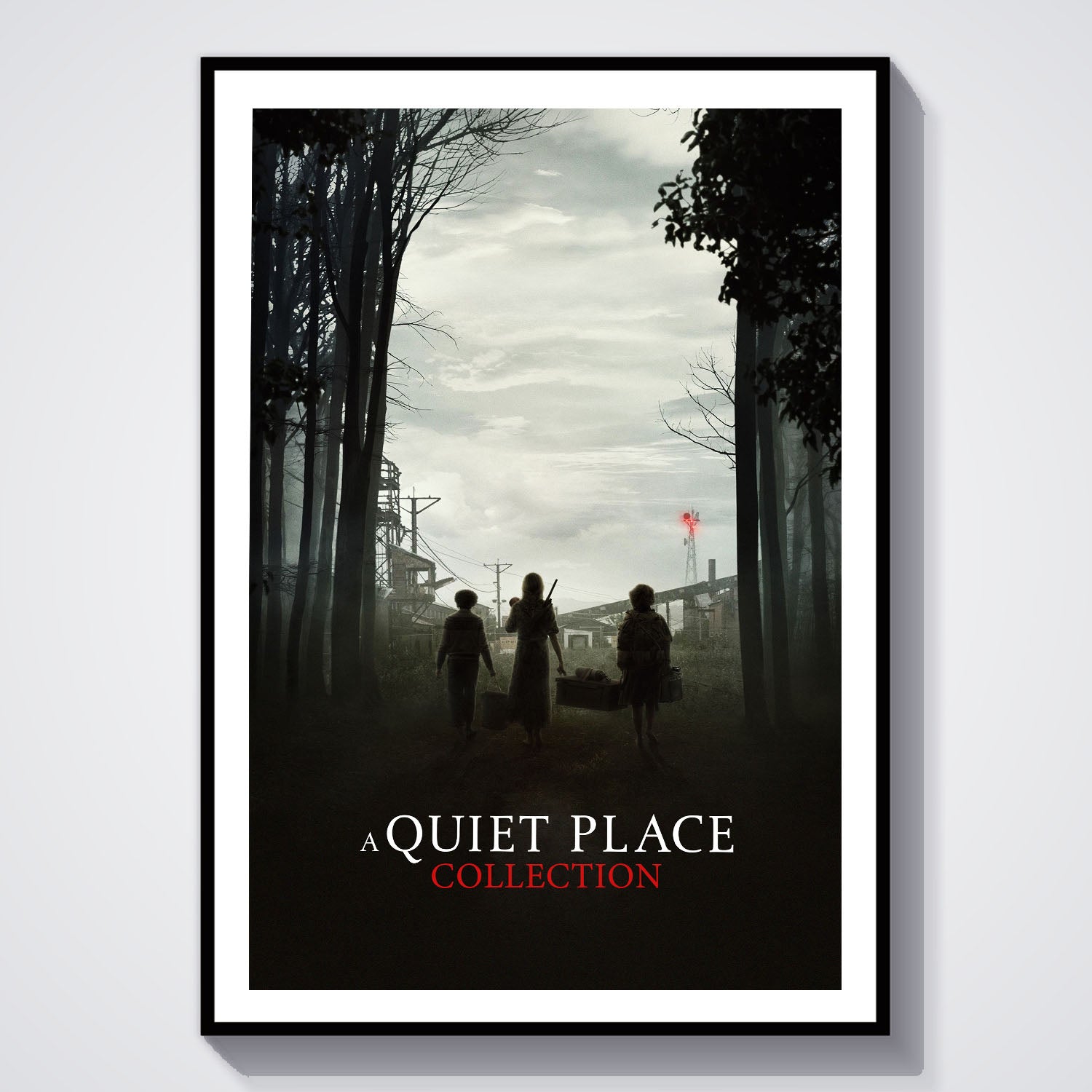 Flex Designs Poster A Quiet Place Minimalist 8 x 10" Home Goods - Movie 2018 Movie Poster