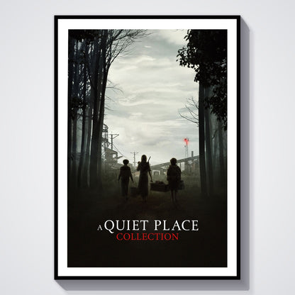Flex Designs Poster A Quiet Place Minimalist 8 x 10" Home Goods - Movie 2018 Movie Poster