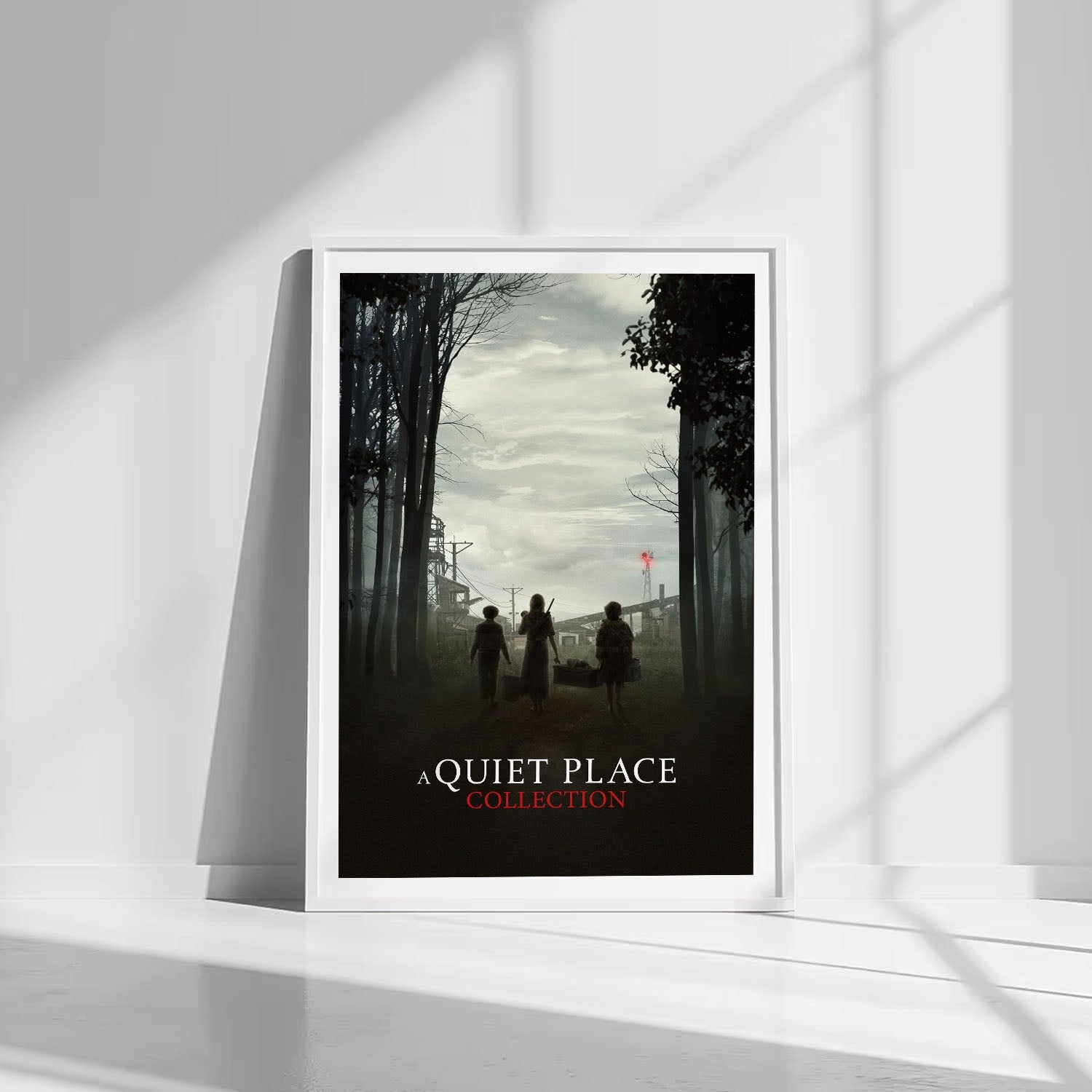 Flex Designs Poster A Quiet Place Minimalist 8 x 10" Home Goods - Movie 2018 Movie Poster