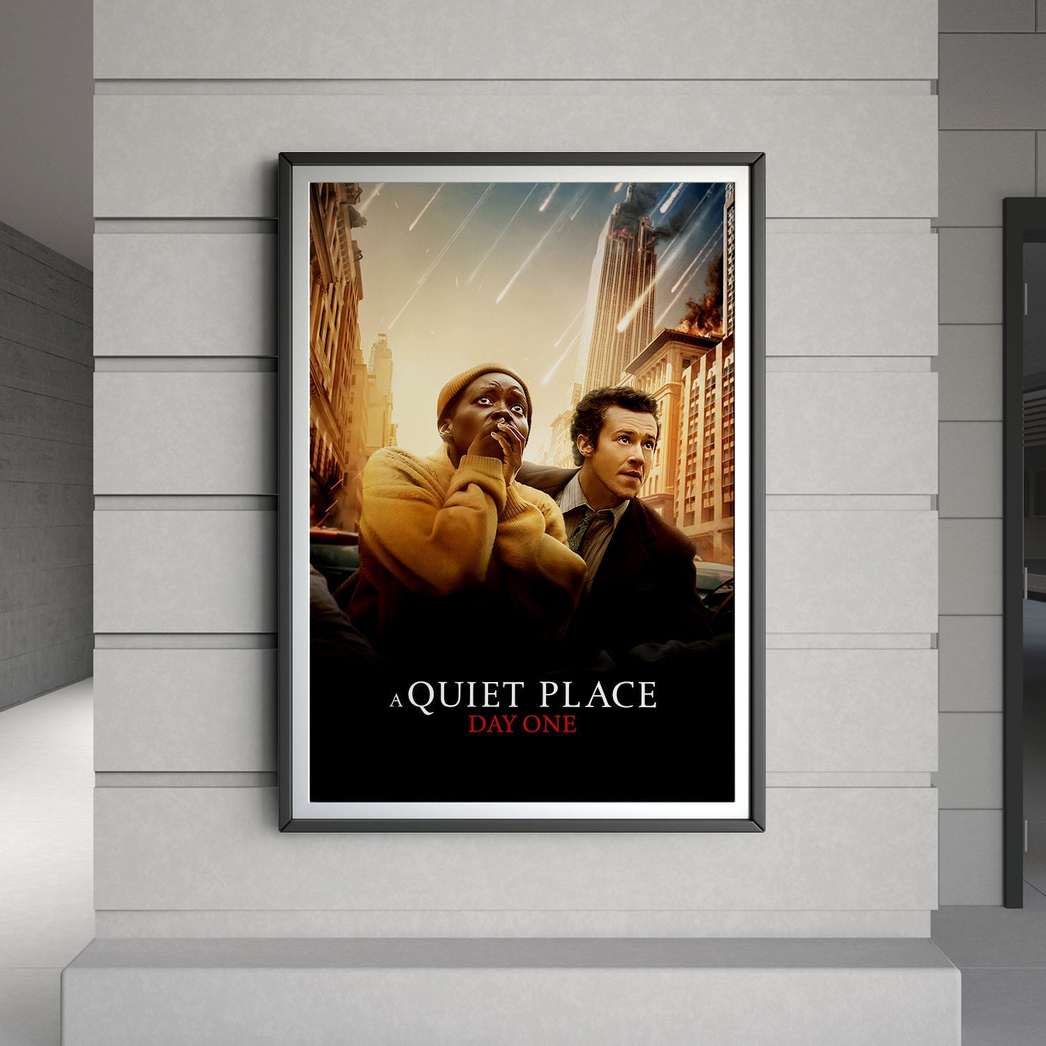 Flex Designs Poster A Quiet Place Day One 8 x 10" Home Goods - Movie 2024 Movie Poster