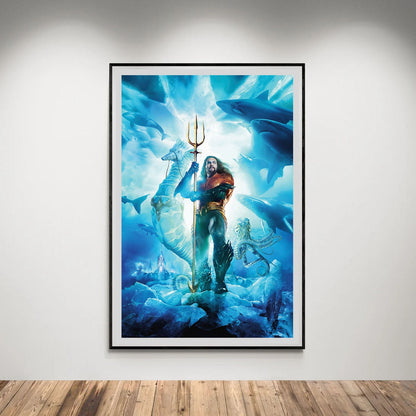 Flex Designs Poster Aquaman and the Lost Kingdom Key Art 5 x 7" Home Goods - Movie 2023 Movie Poster