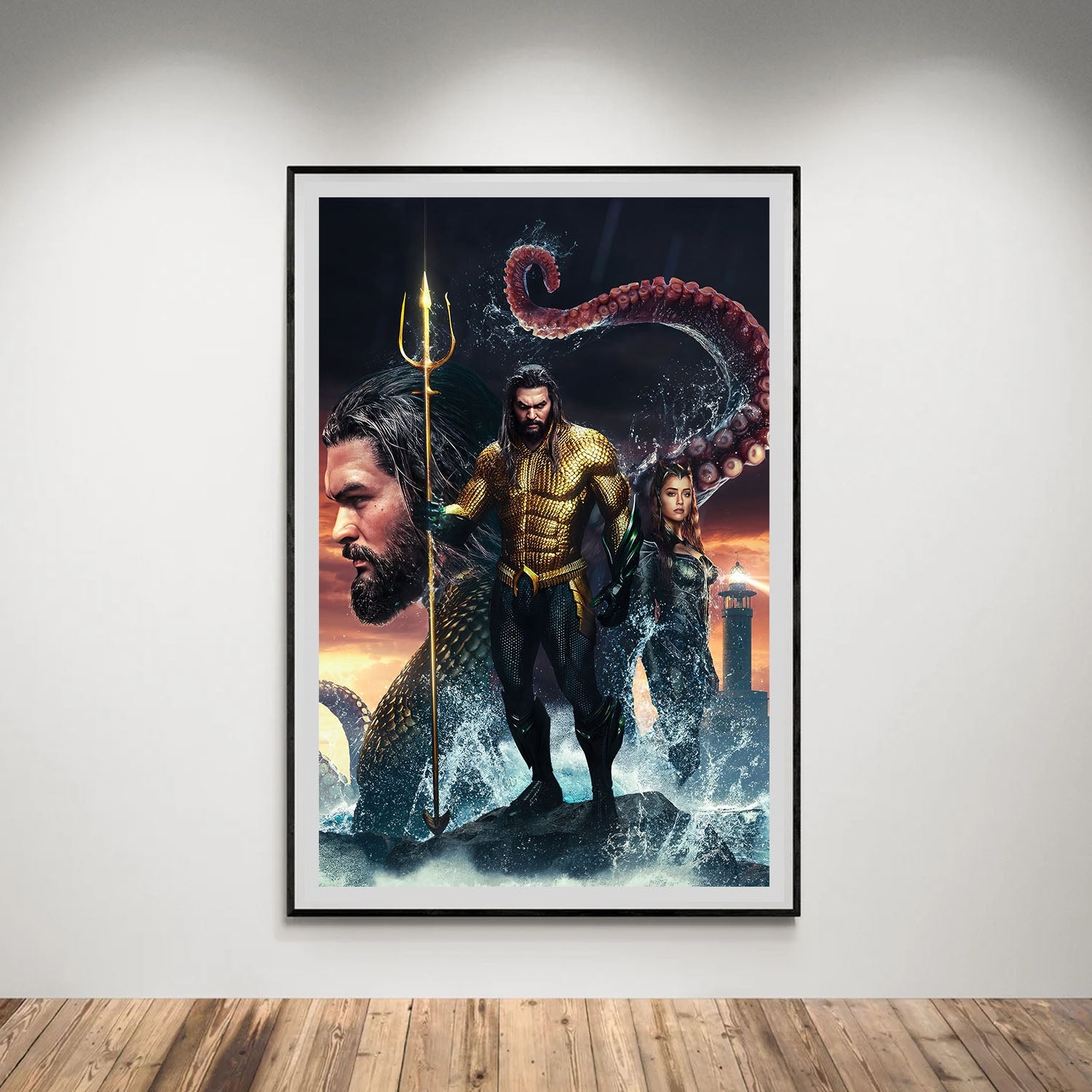Flex Designs Poster Aquaman and the Lost Kingdom Textless 5 x 7" Home Goods - Movie 2023 Movie Poster