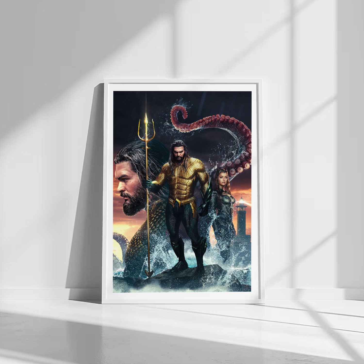 Flex Designs Poster Aquaman and the Lost Kingdom Textless 8 x 10" Home Goods - Movie 2023 Movie Poster