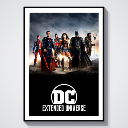 Flex Designs Poster Worlds of DCEU 8 x 10" Home Goods - Movie  Movie Poster