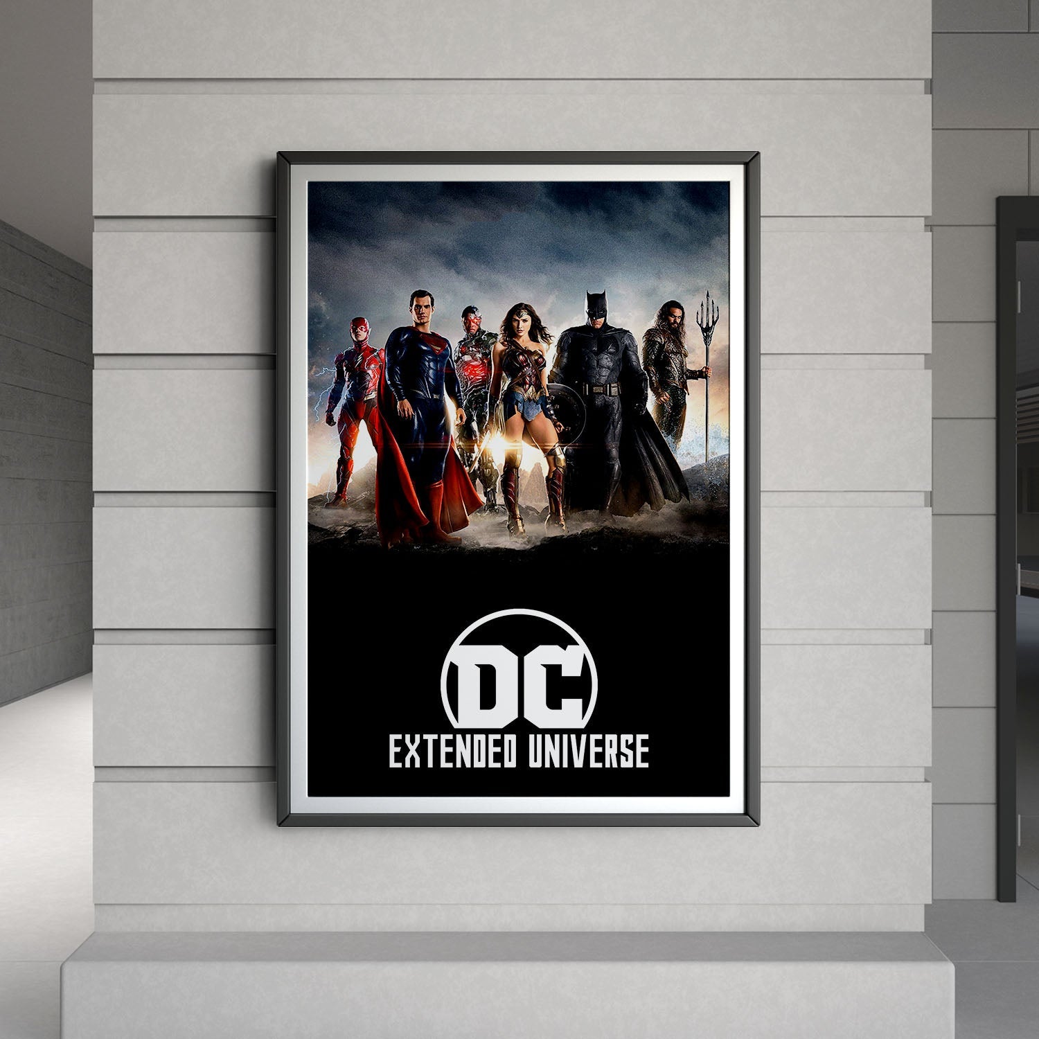 Flex Designs Poster Worlds of DCEU 8 x 10" Home Goods - Movie  Movie Poster