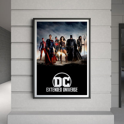 Flex Designs Poster Worlds of DCEU 8 x 10" Home Goods - Movie  Movie Poster