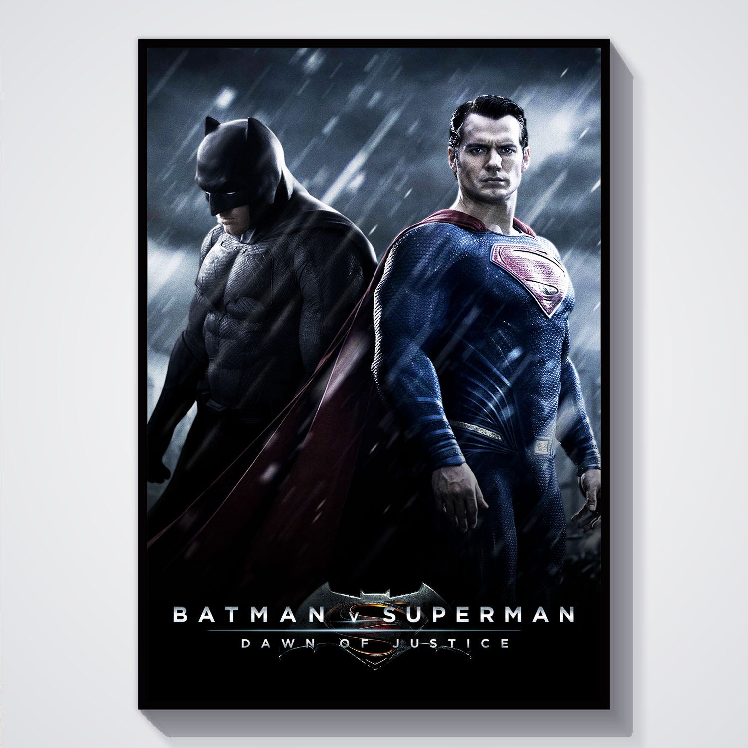 Flex Designs Poster Batman v Superman Dawn of Justice 5 x 7" Home Goods - Movie 2016 Movie Poster