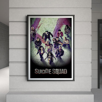 Flex Designs Poster Suicide Squad 8 x 10" Home Goods - Movie 2016 Movie Poster