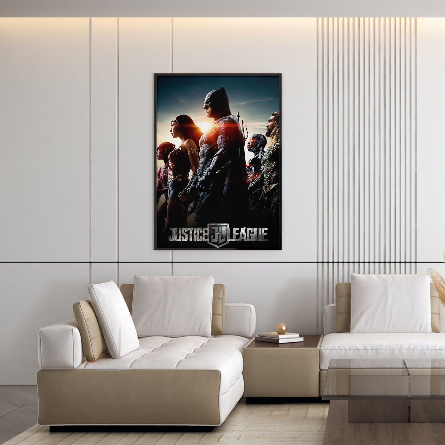 Flex Designs Poster Justice League 5 x 7" Home Goods - Movie 2017 Movie Poster