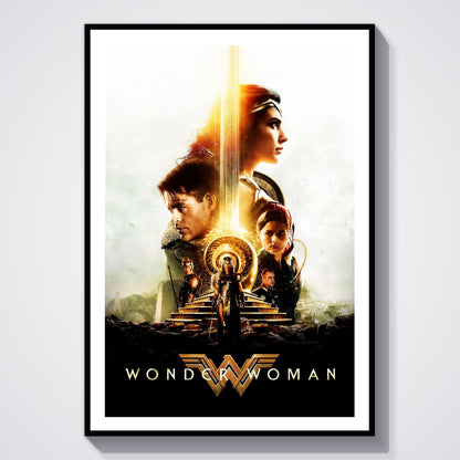 Flex Designs Poster Wonder Woman 8 x 10" Home Goods - Movie 2017 Movie Poster