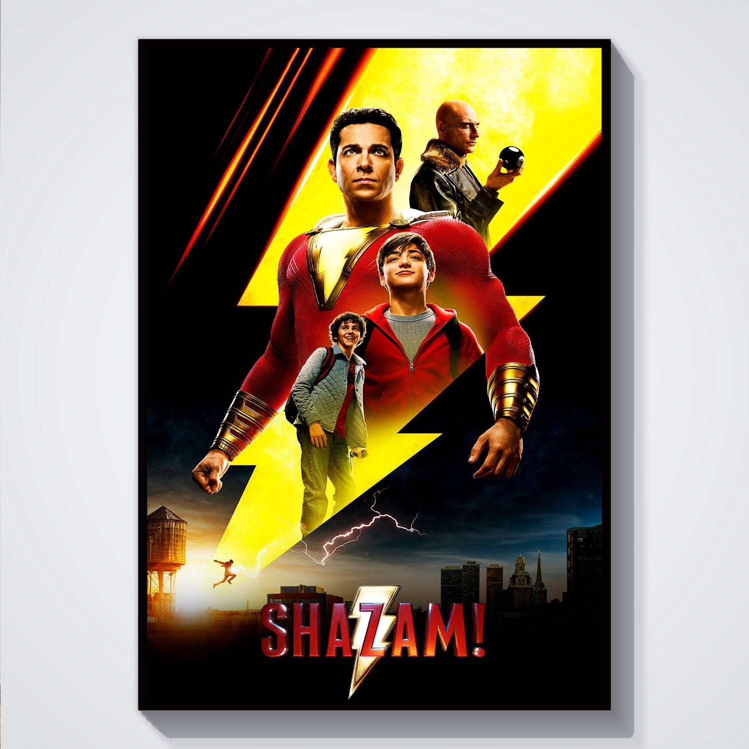 Flex Designs Poster Shazam 5 x 7" Home Goods - Movie 2019 Movie Poster