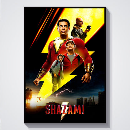 Flex Designs Poster Shazam 5 x 7" Home Goods - Movie 2019 Movie Poster