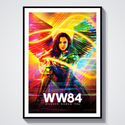 Flex Designs Poster Wonder Woman 1984 8 x 10" Home Goods - Movie 2020 Movie Poster