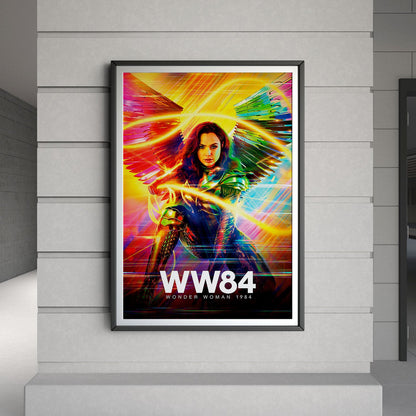 Flex Designs Poster Wonder Woman 1984 8 x 10" Home Goods - Movie 2020 Movie Poster