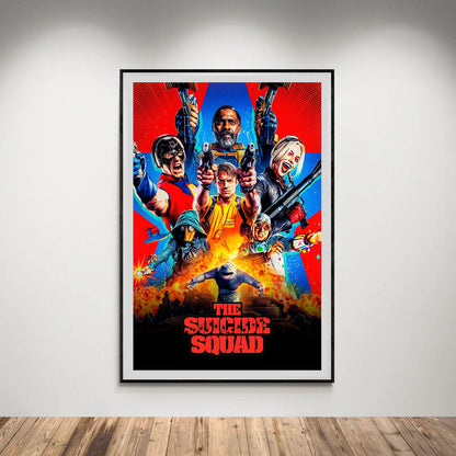 Flex Designs Poster The Suicide Squad 5 x 7" Home Goods - Movie 2021 Movie Poster