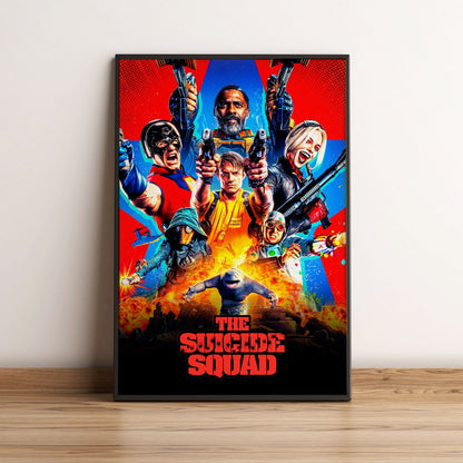 Flex Designs Poster The Suicide Squad 5 x 7" Home Goods - Movie 2021 Movie Poster