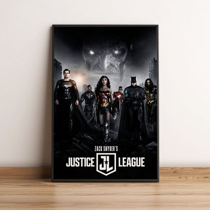 Flex Designs Poster Zack Snyders Justice League 5 x 7" Home Goods - Movie 2021 Movie Poster