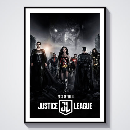 Flex Designs Poster Zack Snyders Justice League 8 x 10" Home Goods - Movie 2021 Movie Poster