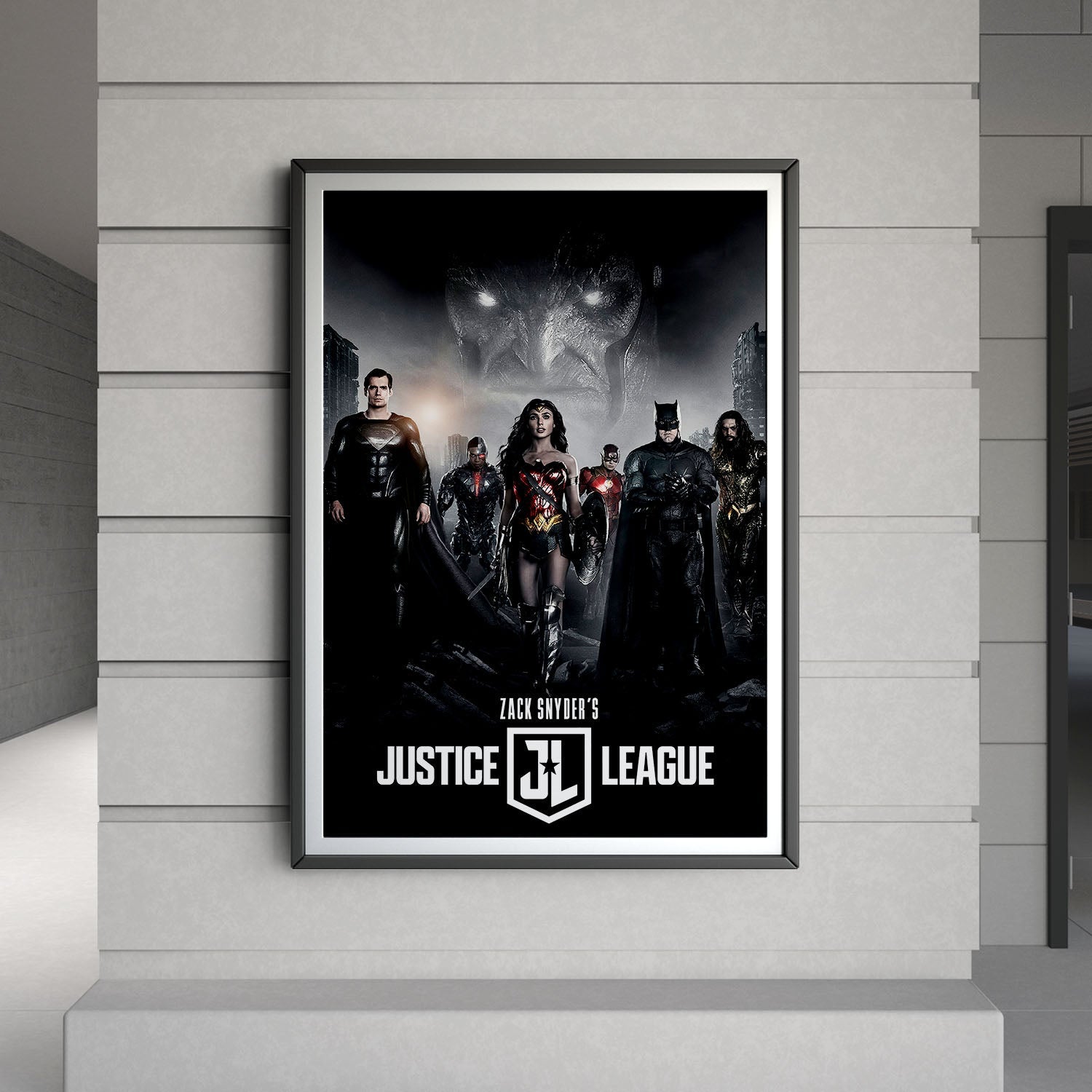 Flex Designs Poster Zack Snyders Justice League 8 x 10" Home Goods - Movie 2021 Movie Poster