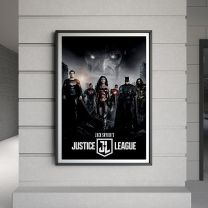 Flex Designs Poster Zack Snyders Justice League 8 x 10" Home Goods - Movie 2021 Movie Poster