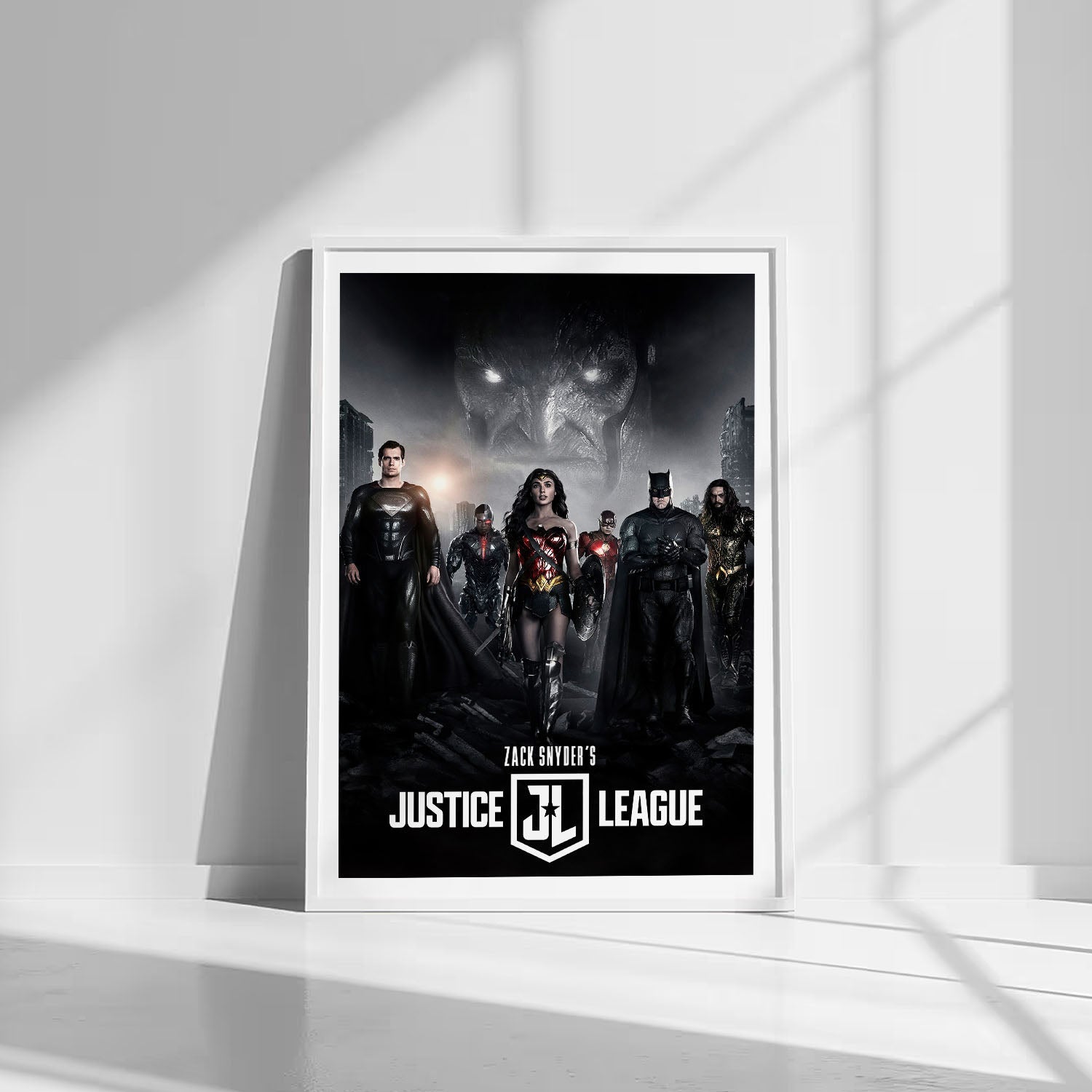 Flex Designs Poster Zack Snyders Justice League 8 x 10" Home Goods - Movie 2021 Movie Poster